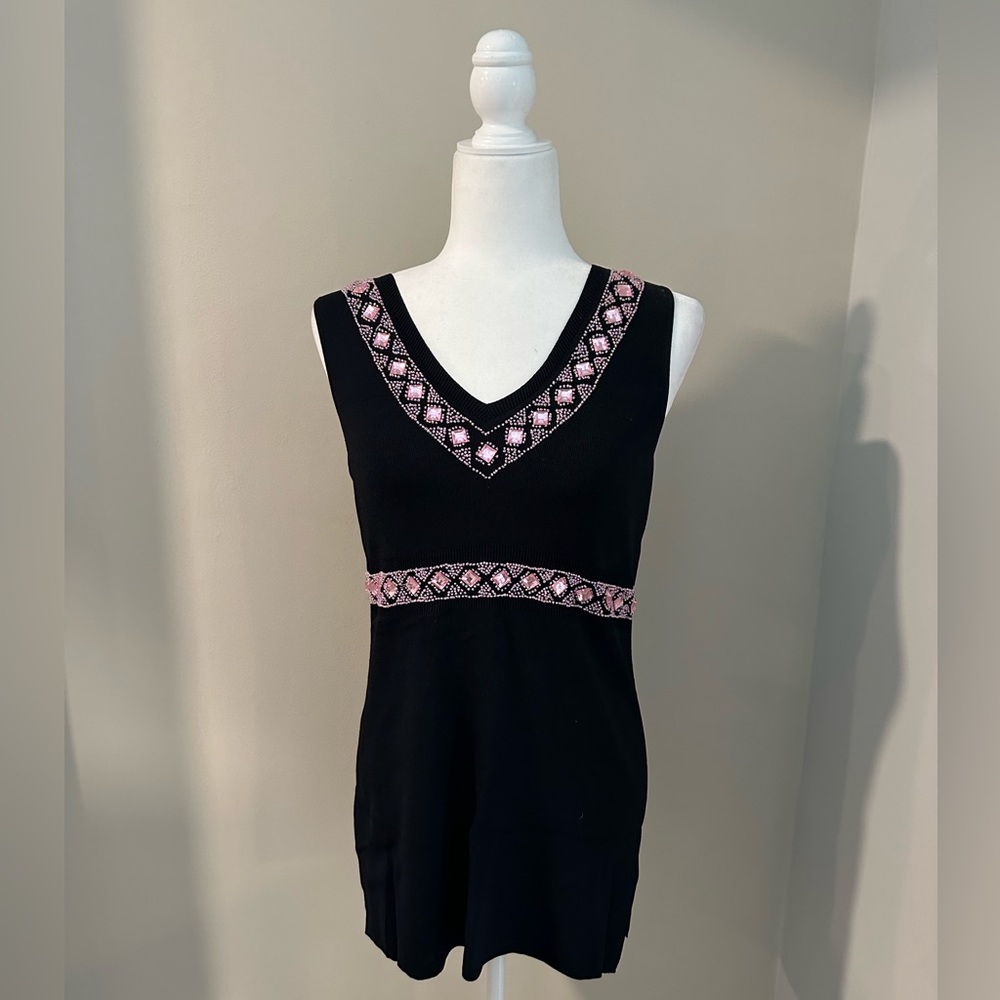Willi Smith Beaded Dress